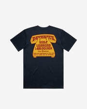 Devereux Golf Lessons Tee - Navy