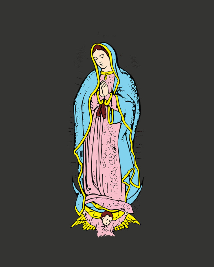 Our Lady of Guadalupe Tee - Coal