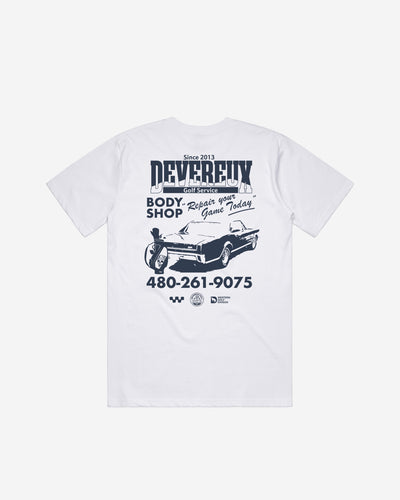 Devereux Body Shop Tee - White