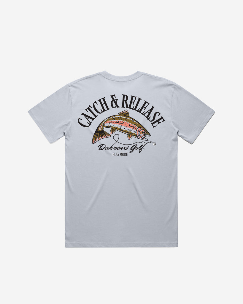 Powder Blue Golf Tee - Catch and Release - Devereux