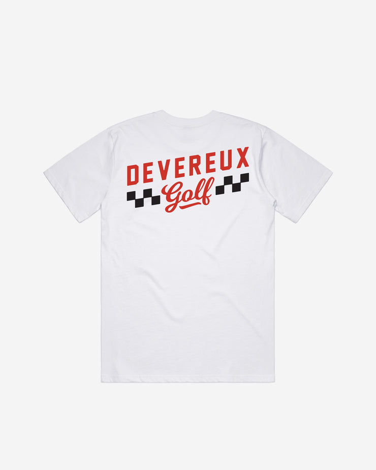 Pace of Play Tee - White