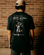 Trouble Out West Tee - Navy