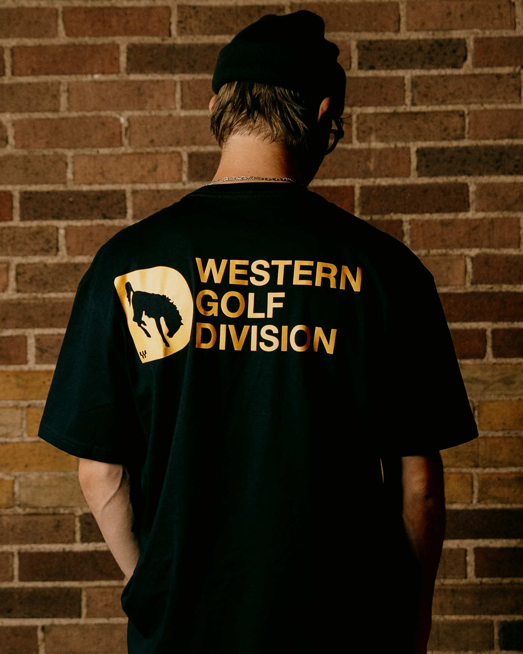 Western Golf Division Tee - Navy - Devereux
