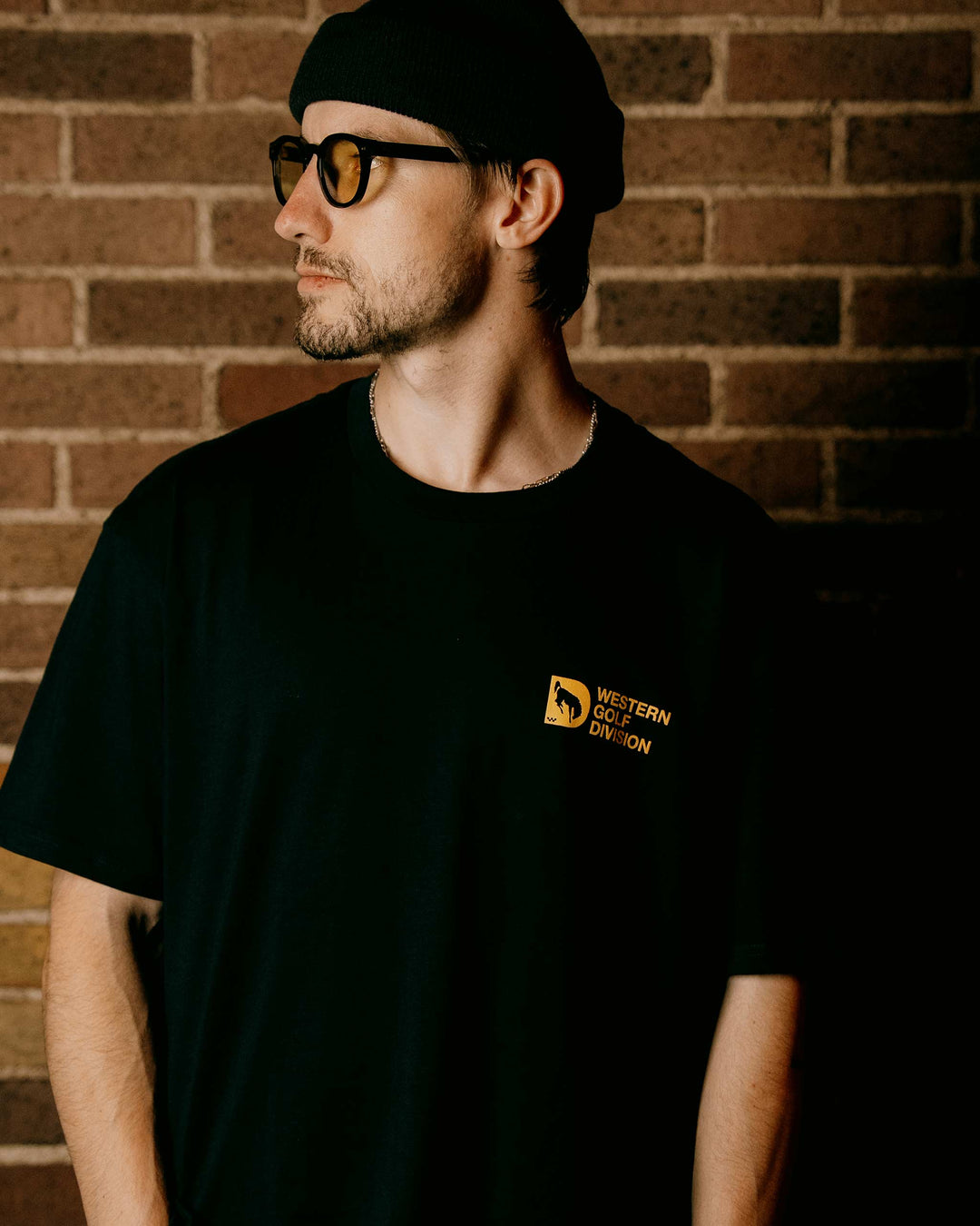 Western Golf Division Tee - Navy - Devereux