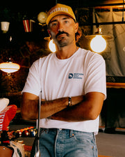 Western Golf Division Tee - White