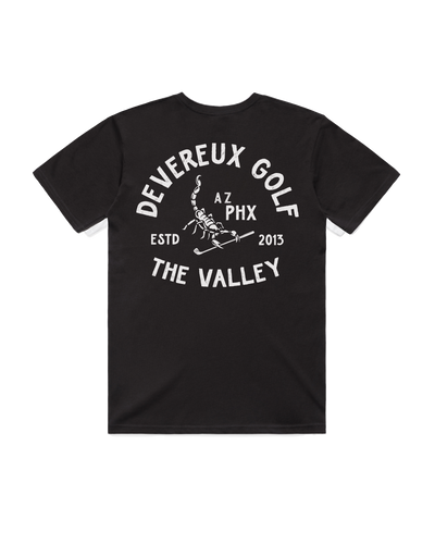 Scorpion Golfer Tee - Coal