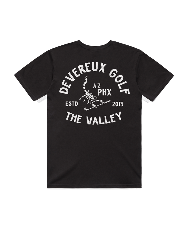 Scorpion Golfer Tee - Coal
