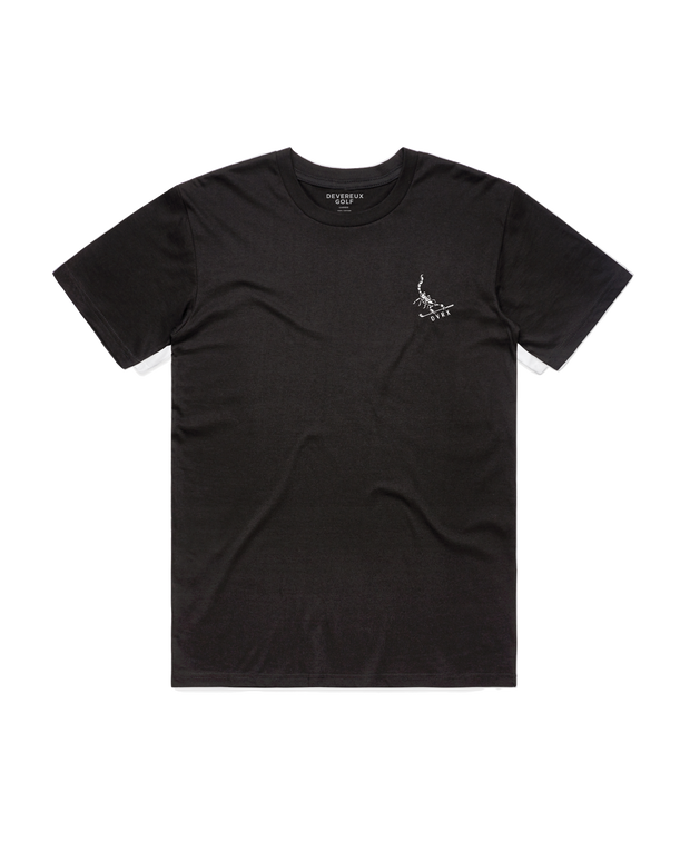Scorpion Golfer Tee - Coal