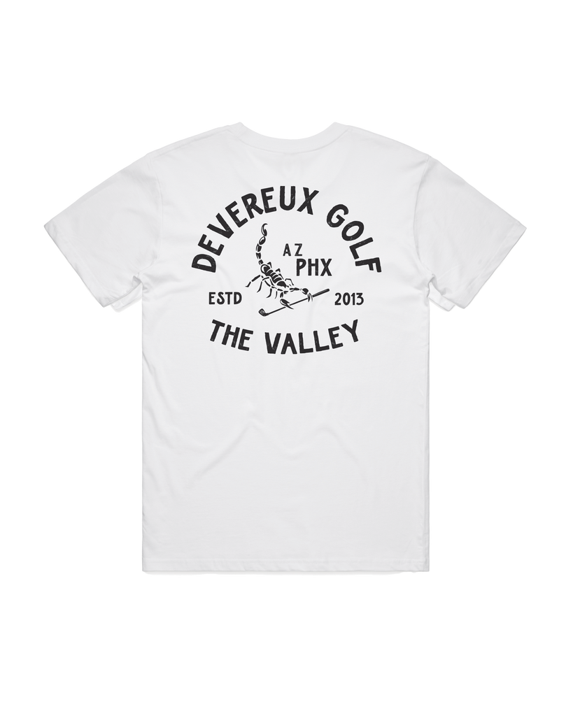 新品未使用【twoles】【DEVEREUX GOLF】LOGO T シャツXL Tshirt-Scorpion-Golfer-White-