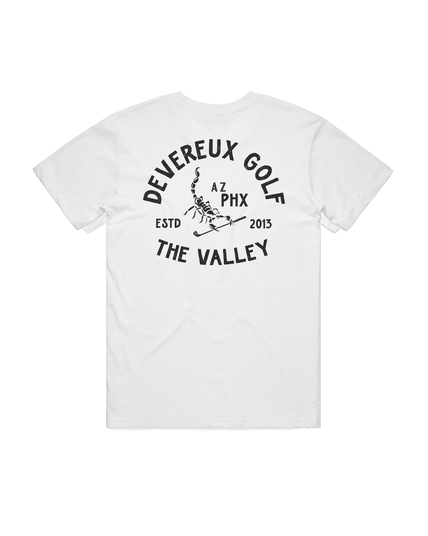 Scorpion White Golfer Tee - Devereux