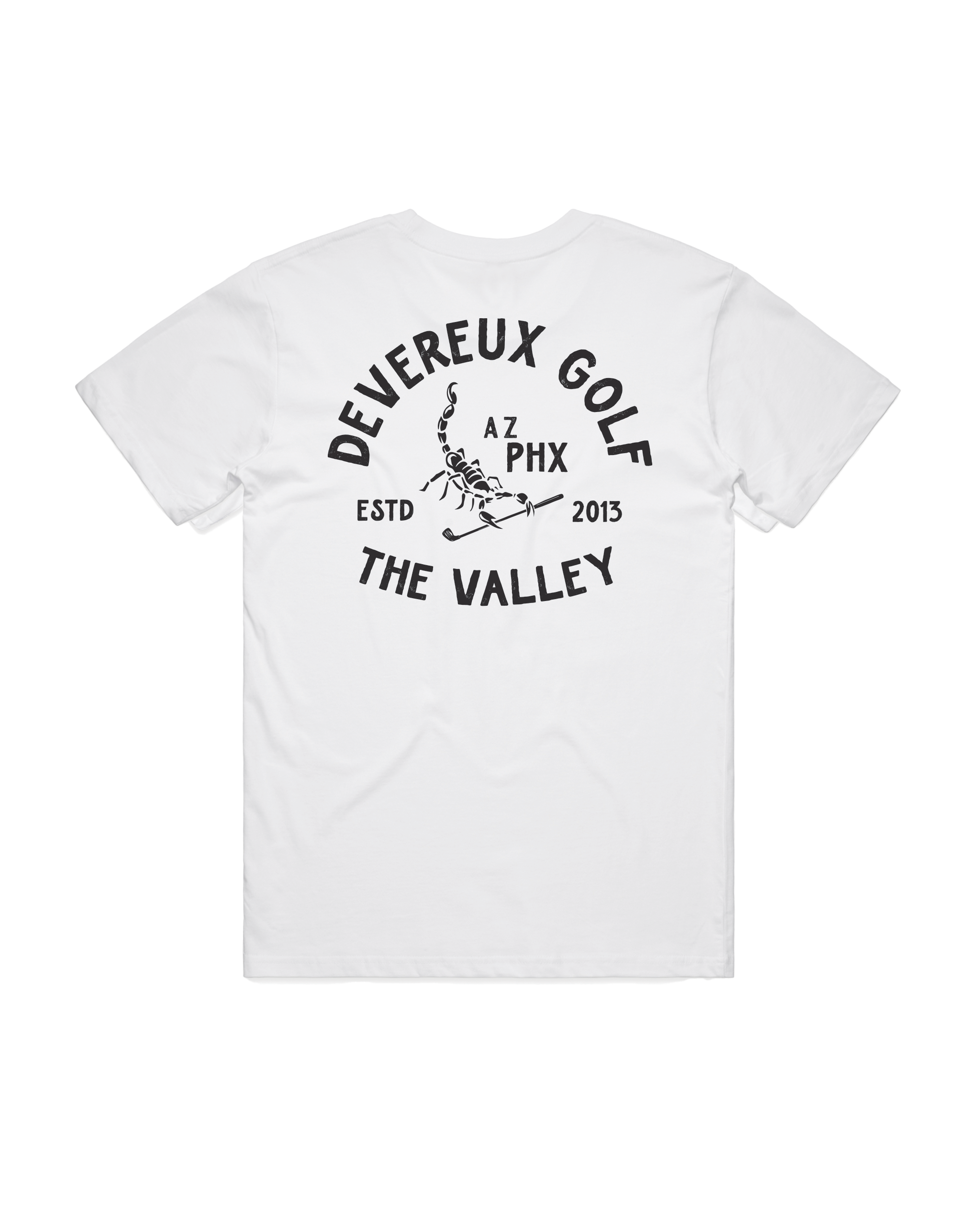 Scorpion White Golfer Tee - Devereux