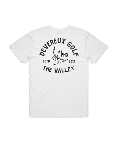 Scorpion Golfer Tee - White