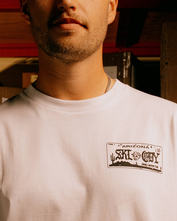 Skull Caddie Tour Truck Tee - White