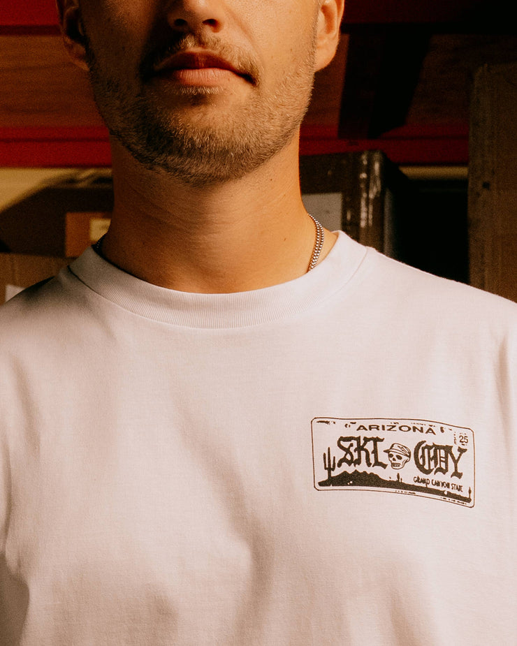 Skull Caddie Tour Truck Tee - White