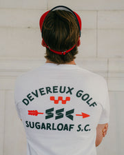 Sugarloaf x Devereux Skull Caddie Tee - White