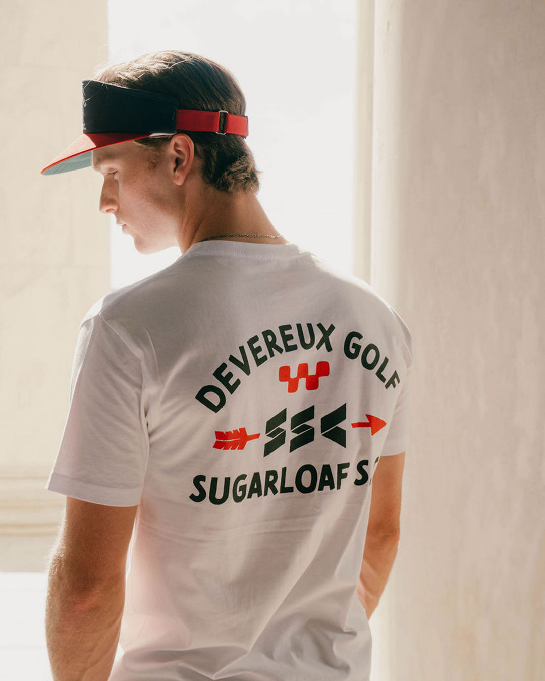 Sugarloaf x Devereux Skull Caddie Tee - White