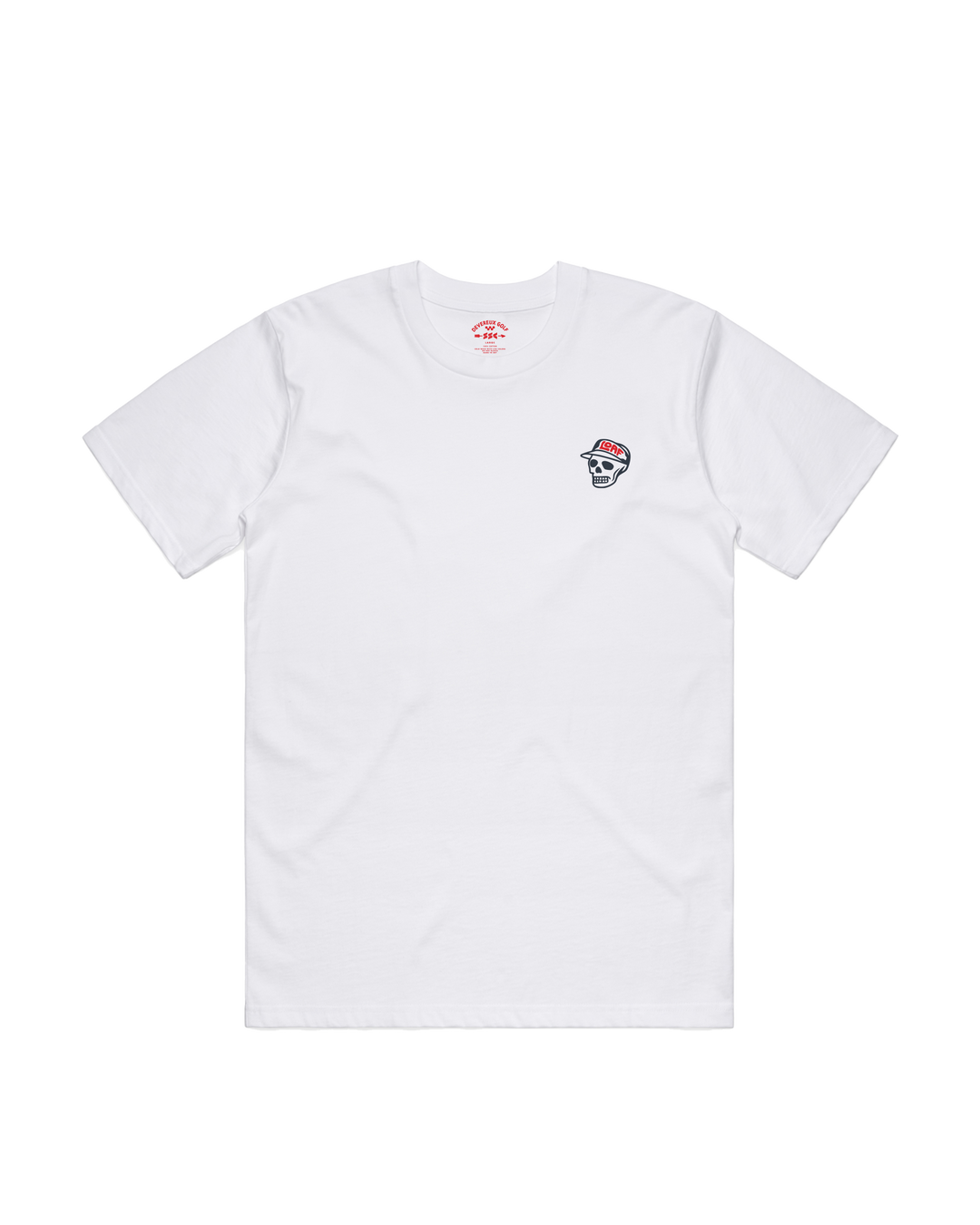 Sugarloaf x Devereux Skull Caddie Tee - White