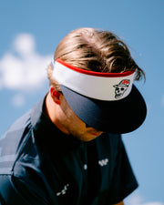 Red White and Blue Golf Visor