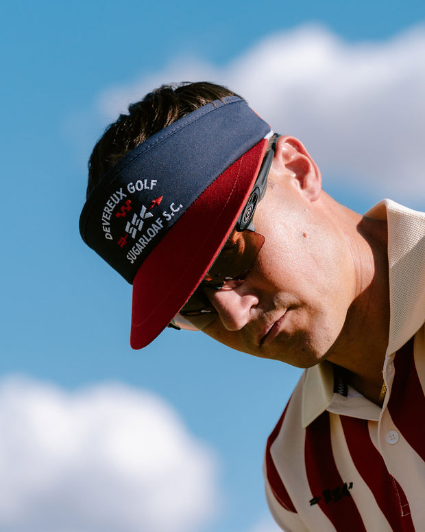Sugarloaf X Devereux Visor - Navy / Red