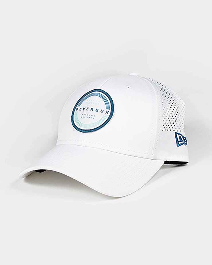 DVRX Circle Hat - White-Headwear-Devereux