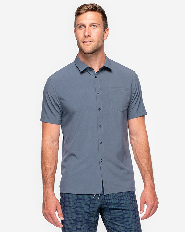 Devereux Golf Oasis Short Sleeve Button Down