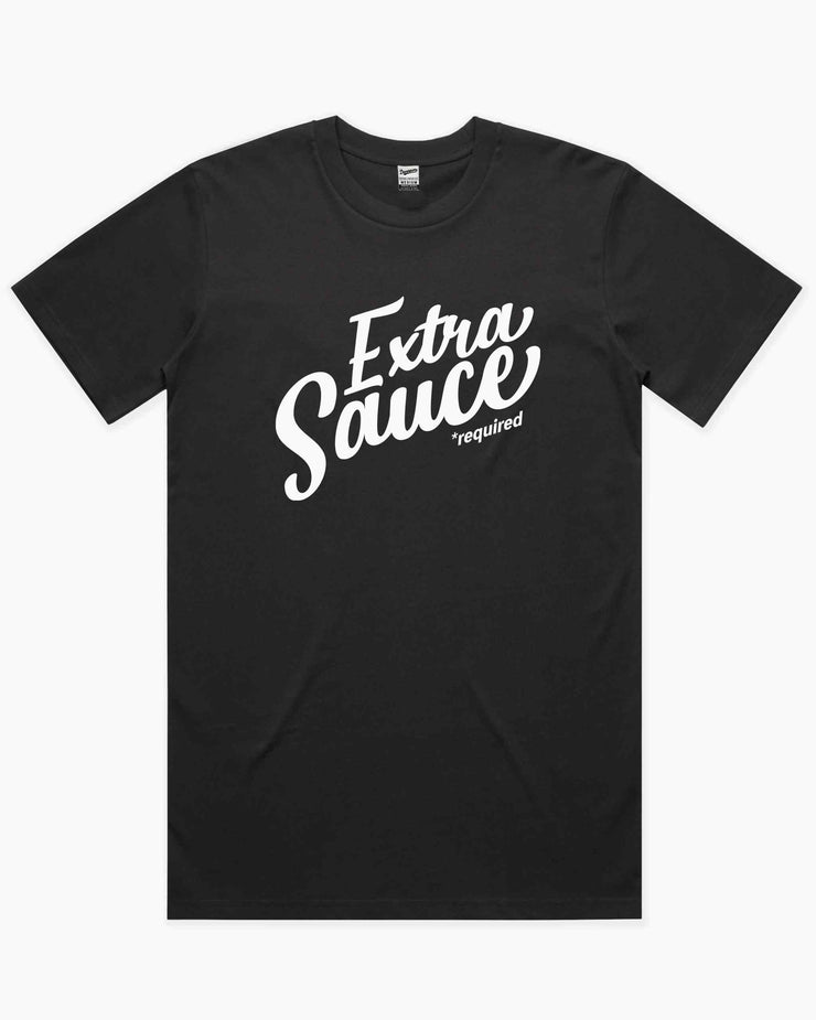 Extra Sauce Tee - Faded Black-T-Shirt-Devereux