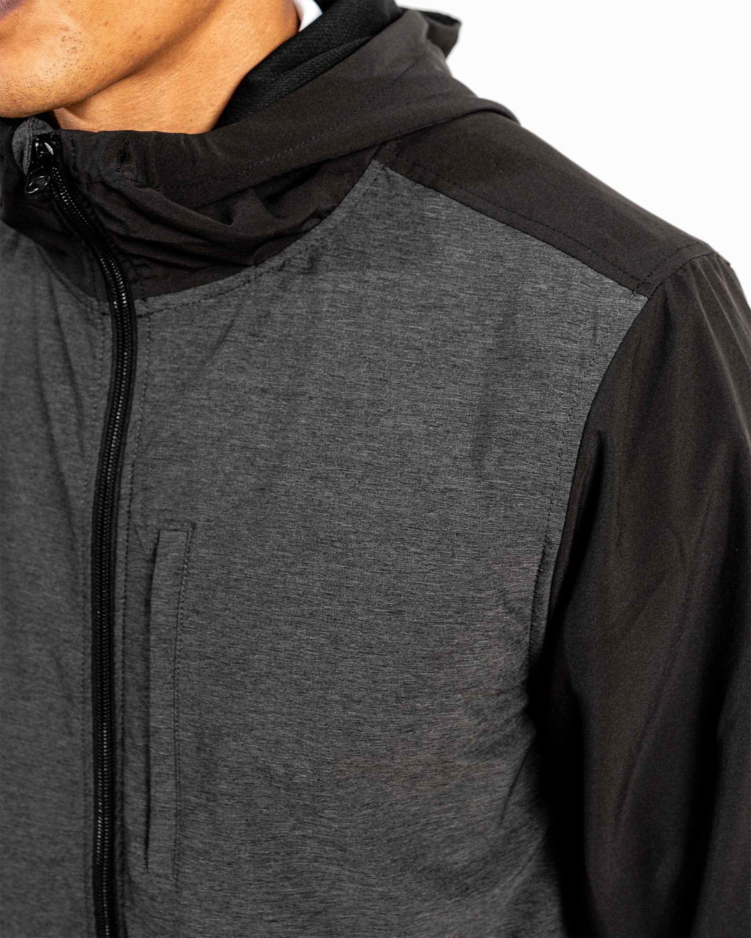 Black Oasis Hoodie | Black Zip Up Hoodie Mens | Devereux
