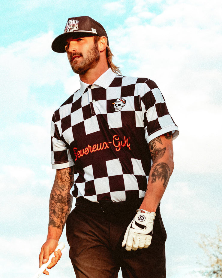 Checked Devereux Golf Polo