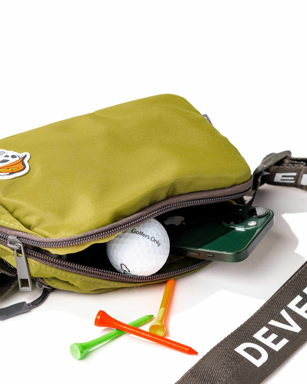 Crossbody Caddy - Green-Golf Bag Accessories-Devereux