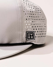 Devereux Patch Hat - Light Grey-Hats-Devereux