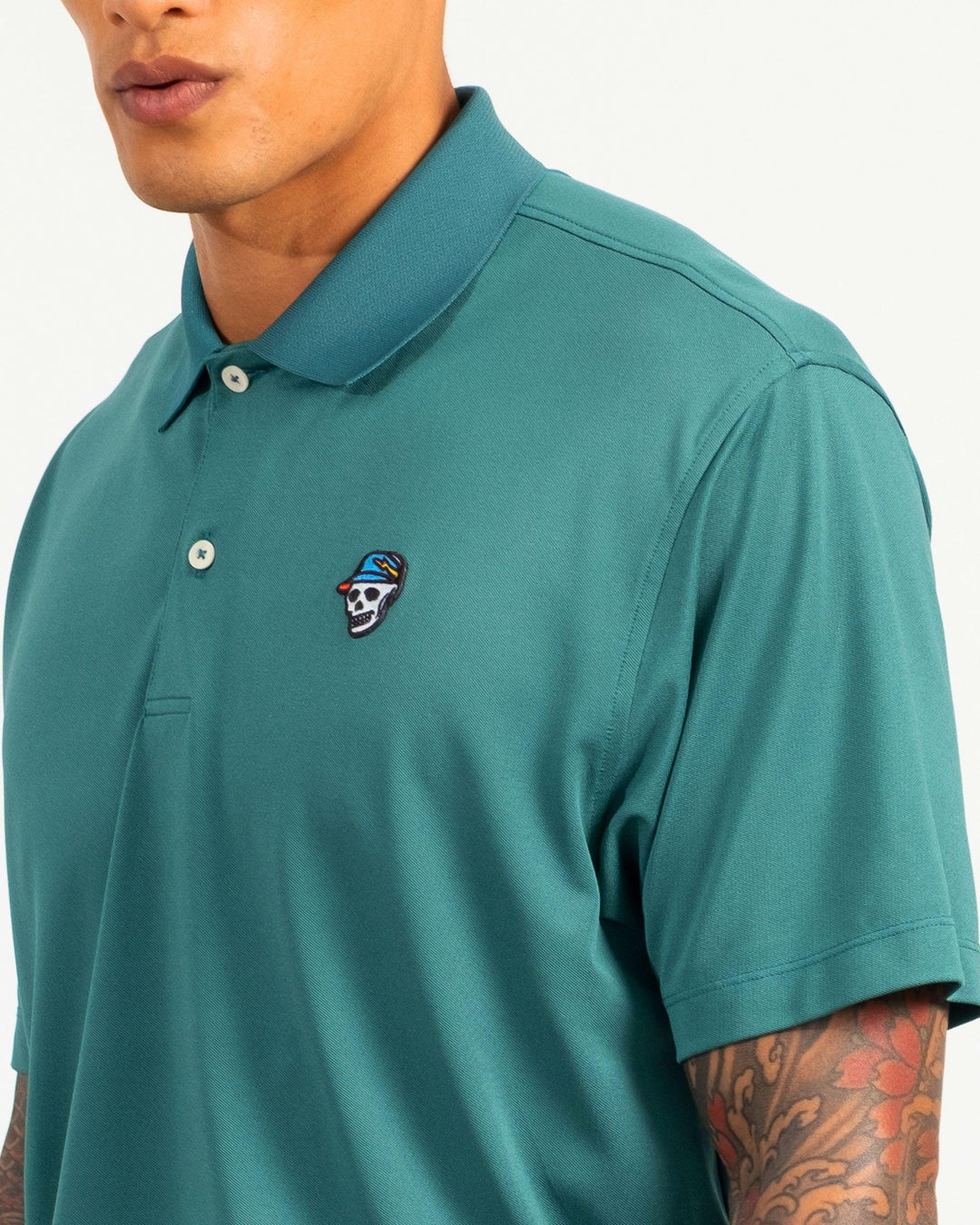 新品タグ付【デヴァロー ゴルフ】現行モデル Icon No.16 ポロシャツ L Icon Polo - White – Devereux
