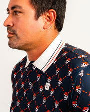 The O.G. Skull - Navy-Polo-Devereux