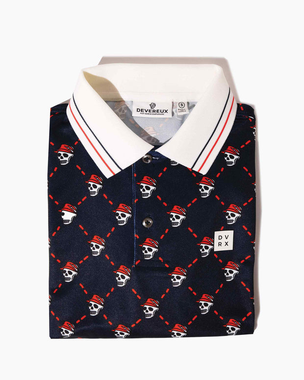 The O.G. Skull - Navy-Polo-Devereux