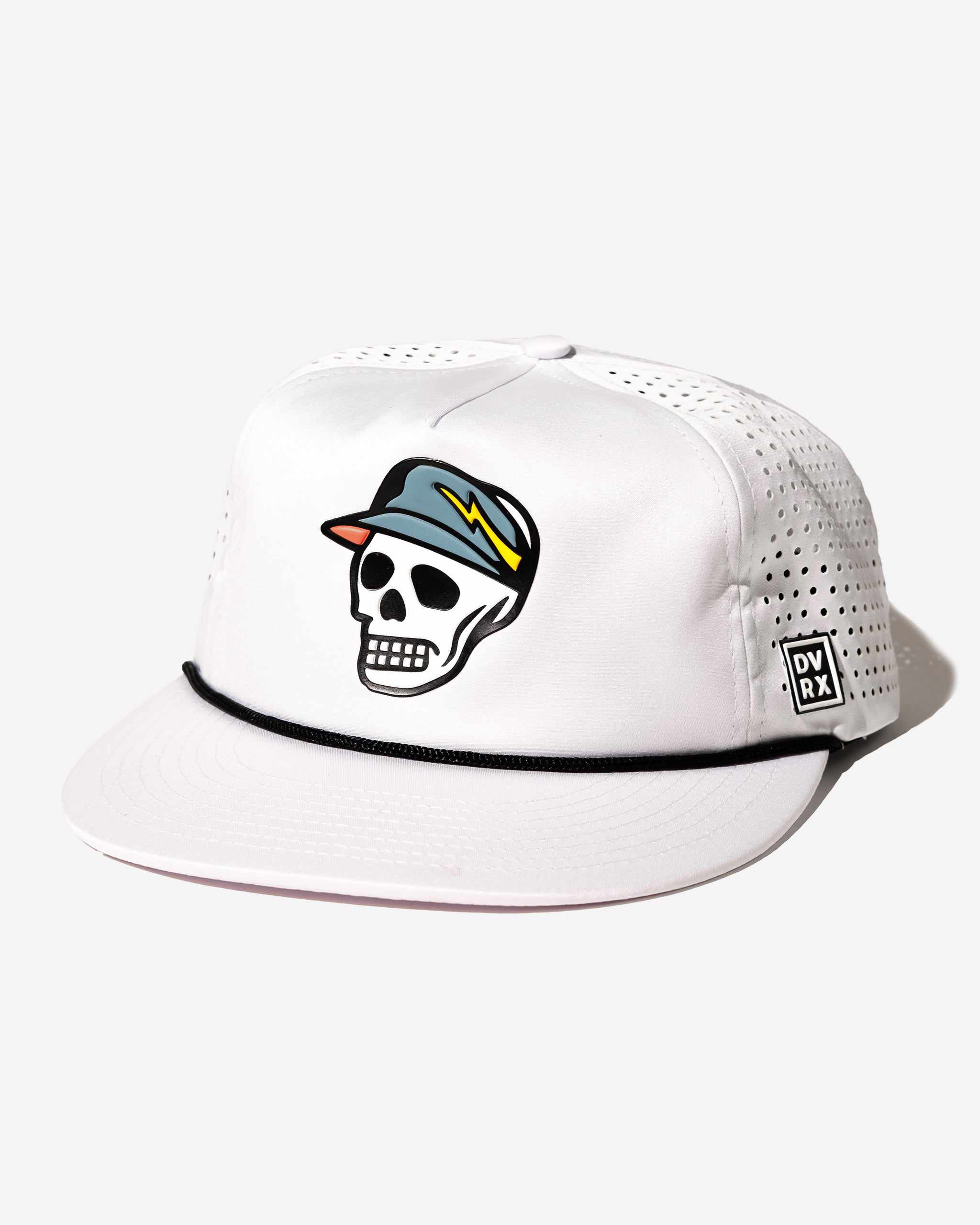 Skull Caddie Rope Hat White Devereux