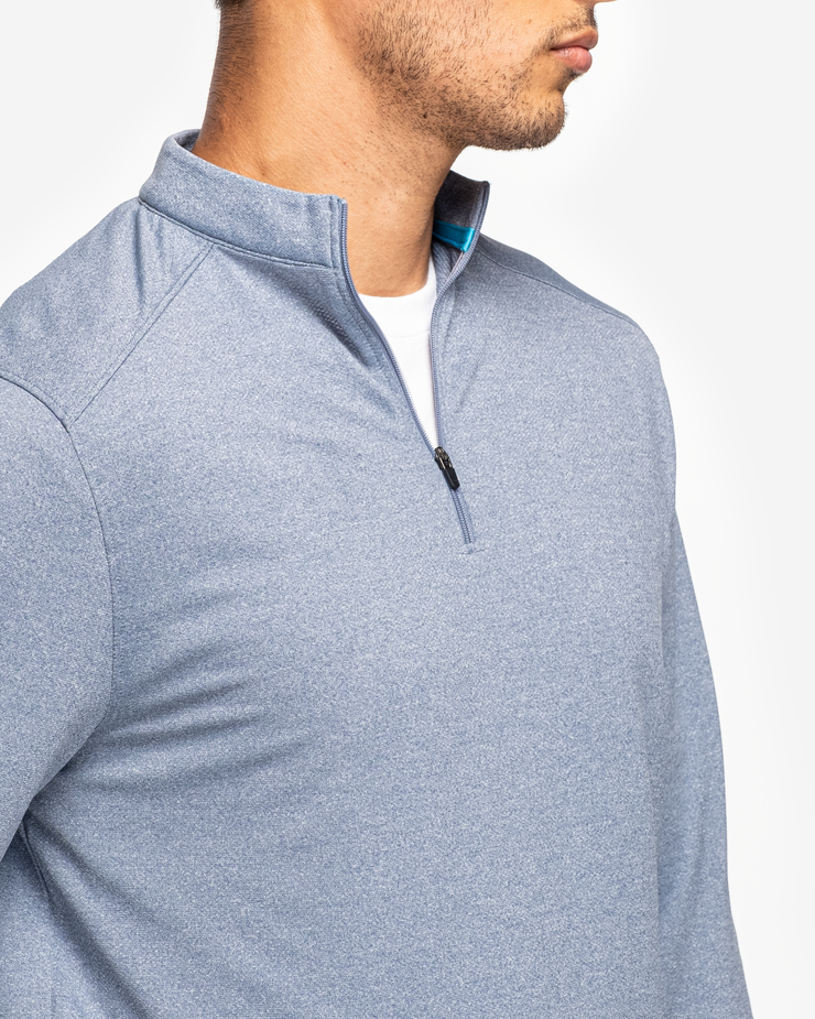 Dark Blue long sleeve quarter zip pullover