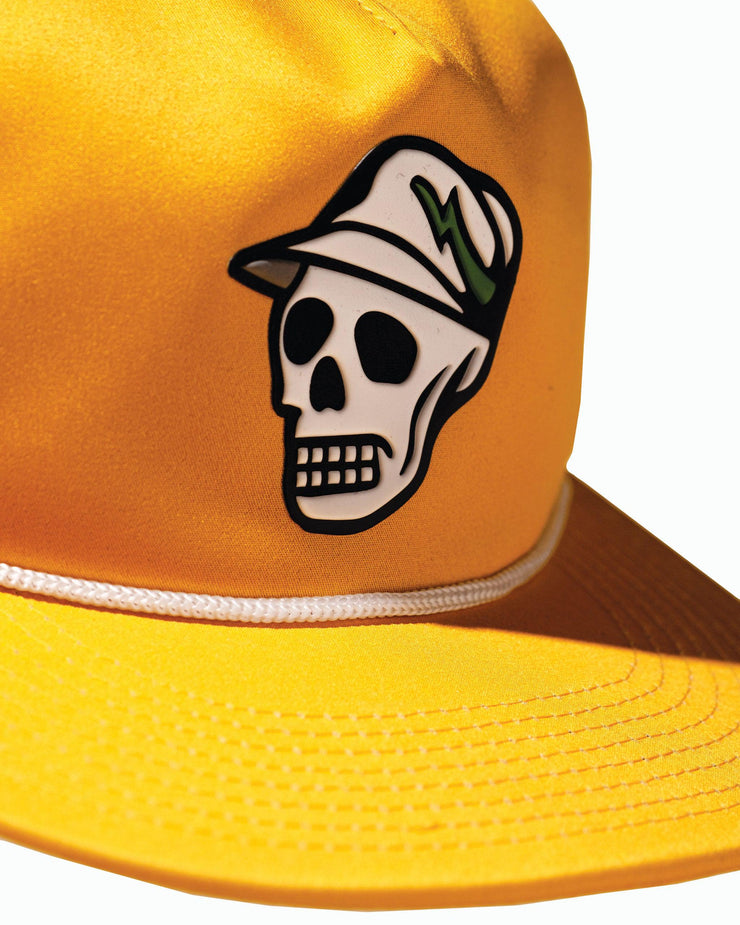 Skull Caddie Hat - Yellow-Headwear-Devereux