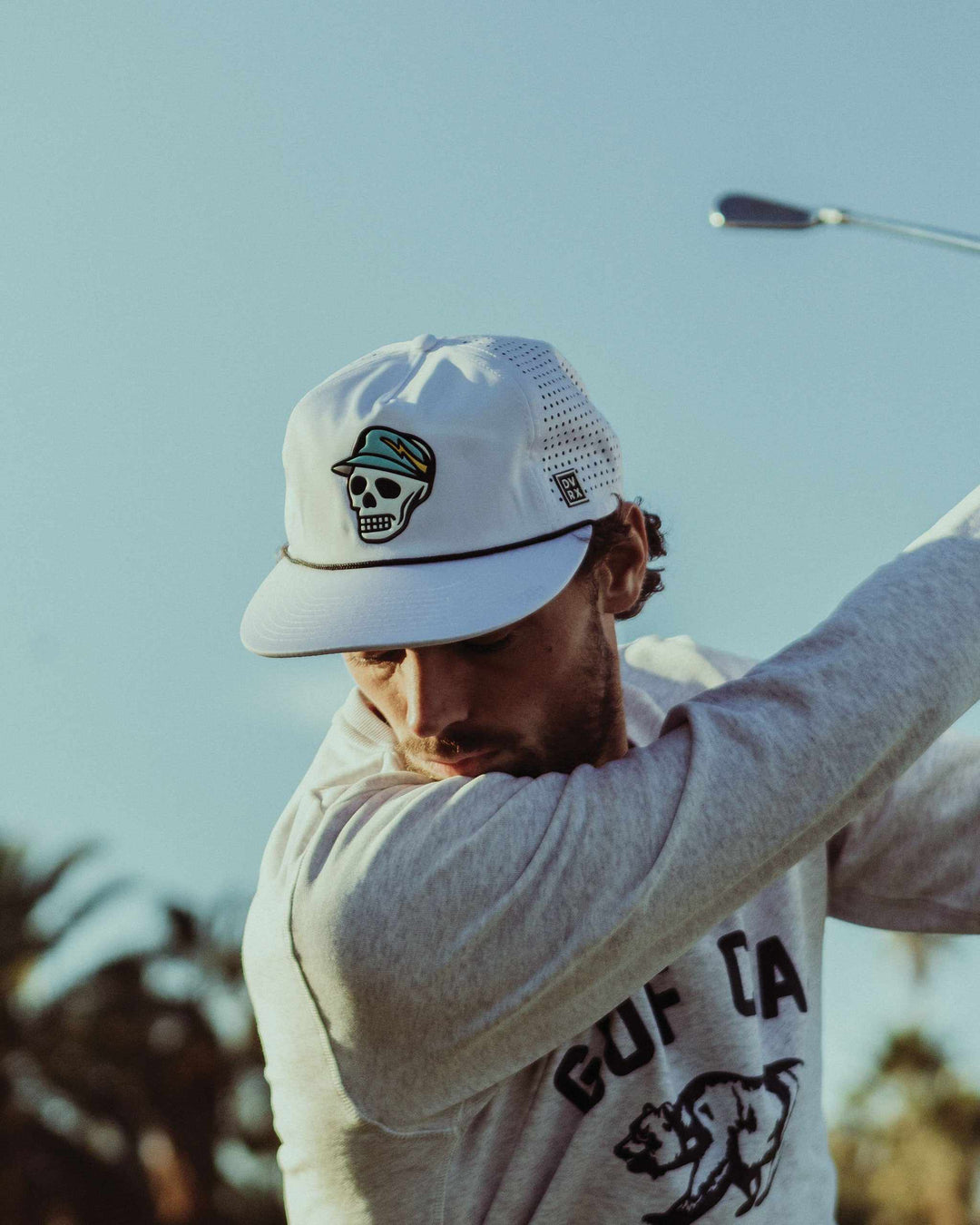 Skull Caddie Rope Hat - White – Devereux