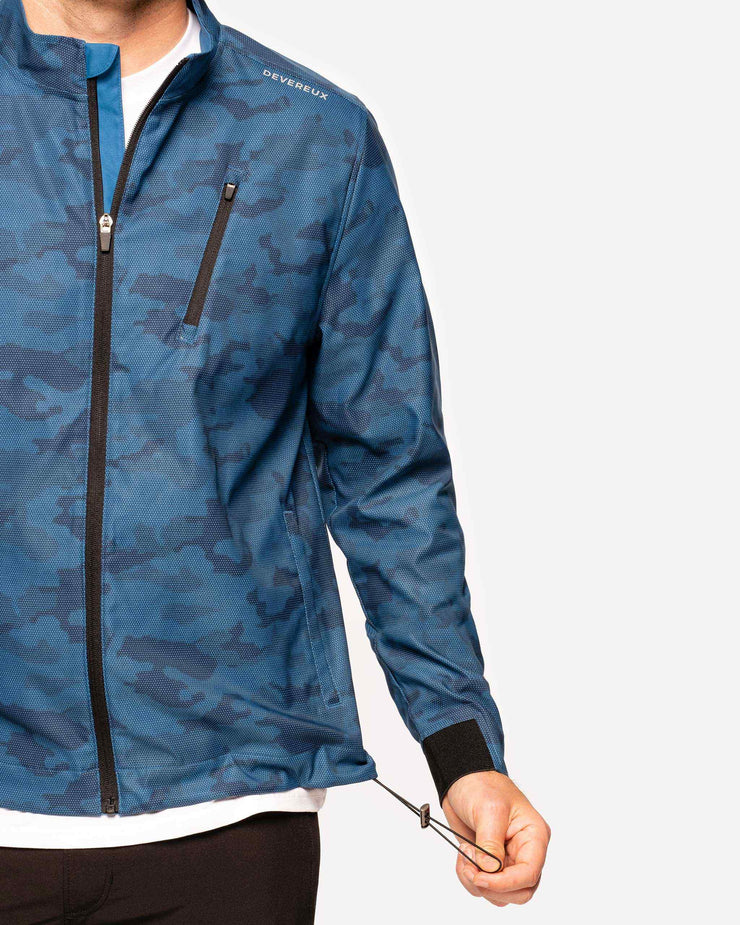 Flight Jacket - Blue Camo-Outerwear-Devereux