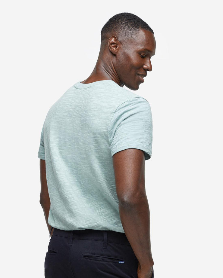 Short Sleeve Slub Crew Neck - Arona Green-Devereux