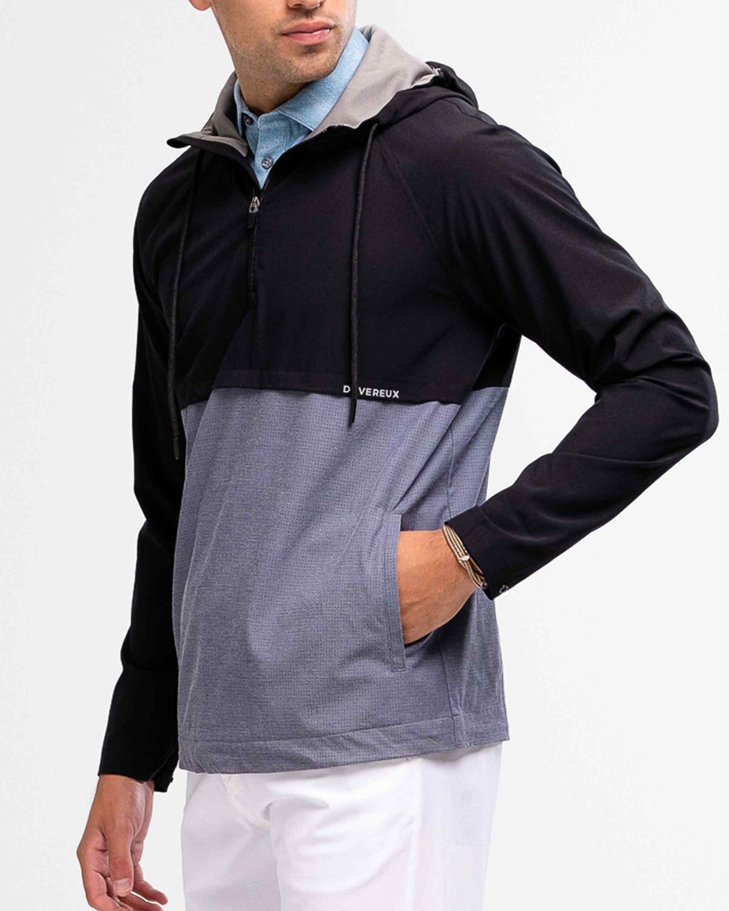 DVRX Anorak Hoodie Black Devereux