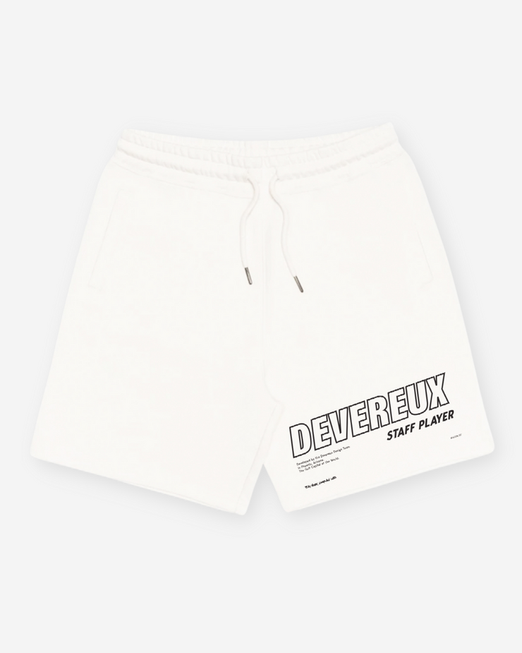 Staff Player Short - Off White-Active Shorts-Devereux